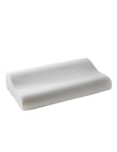 oreiller ergonomique 50 x 30 x 10/7 cm polyester uni confort