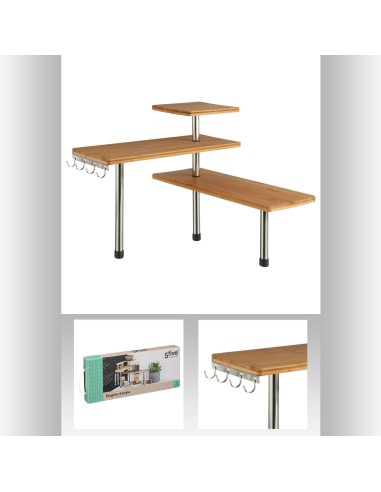 174519 - etagere haute angle 3niv bam