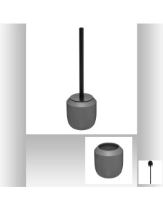brosse wc trio gris