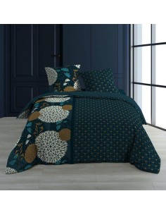 1643335-parure 3 p. 240 x 220 cm imprime 57 fils allover florelis