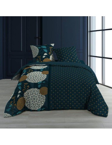 1643335-parure 3 p. 240 x 220 cm imprime 57 fils allover florelis