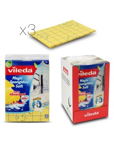 lavette eponge spongidou x 3 vileda fr