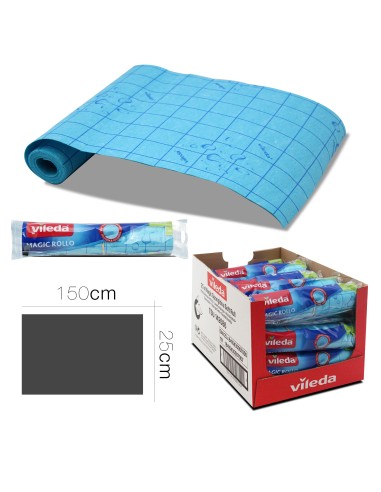 lingette magic en rouleau 1.5m vileda