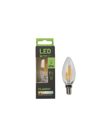 ampole123 - ampoule led 4 filaments bougie e14 4w