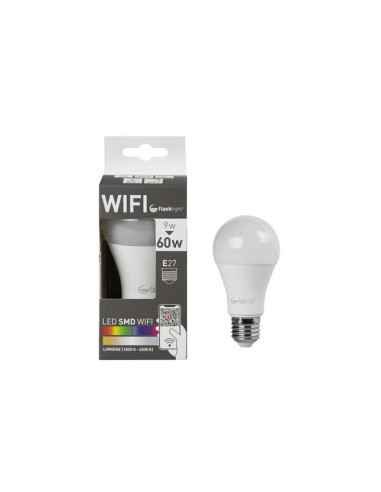 ampoule led smart wifi  a60/e27 9w