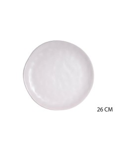 ass.plate 26cm gres blc mat organic