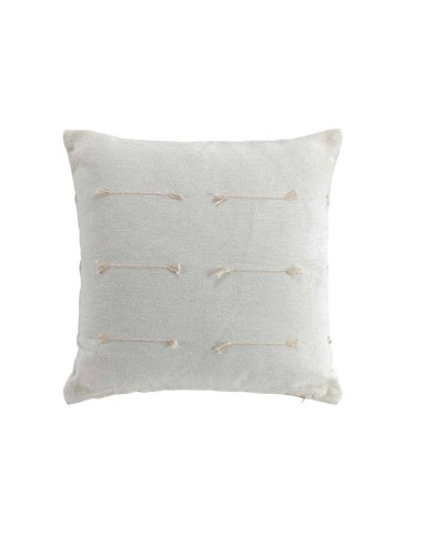 1643271 - housse de coussin +encart 40 x 40 cm polycoton tisse fileo naturel