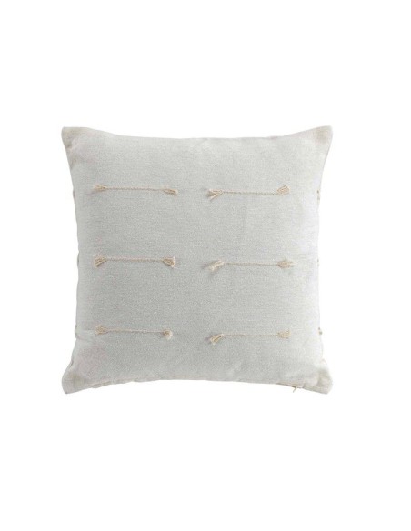 1643271 - housse de coussin +encart 40 x 40 cm polycoton tisse fileo naturel