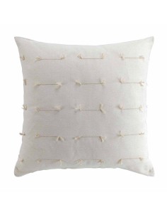1643274 - housse de coussin +encart 60 x 60 cm polycoton tisse fileo naturel