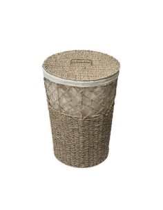 174638 - panier linge 41l rond roseau