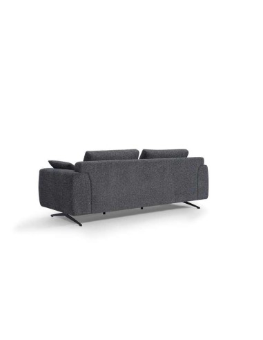 canape navone 2 places gris fonce