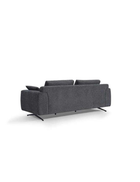 canape navone 2 places gris fonce