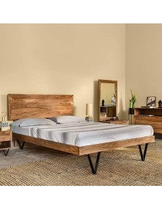 prit38 - lit pampy 140*190 cm - 140x190x40cm