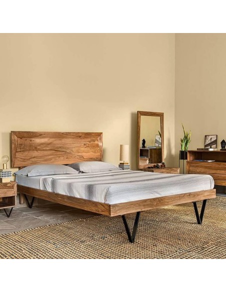 prit38 - lit pampy 140*190 cm - 140x190x40cm