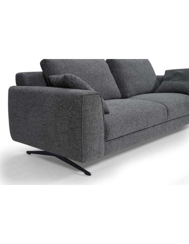 canape navone 3 places gris clair (beige)