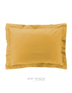 taie d'oreiller vp 50 x 70 cm percale uni 78 fils percaline miel +p. bourdon