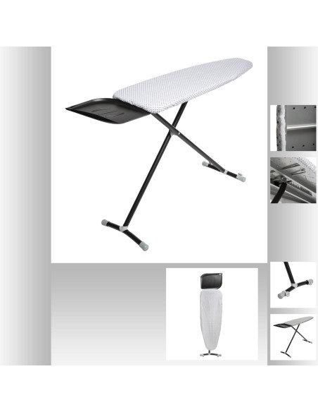 table a rep 125x42cm alu