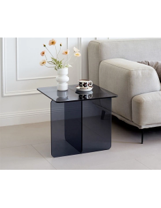 table basse treble smoke
