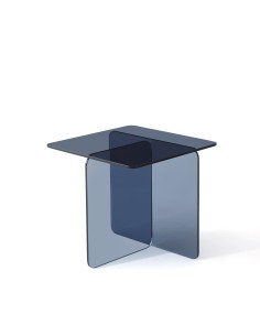 table basse treble transparent