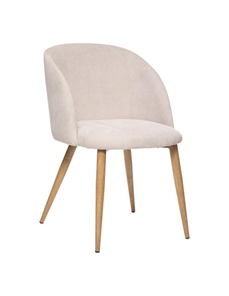 184913a - chaise imit chene celeste lin