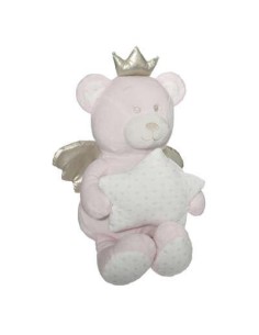 peluche ourson  + etoile rose