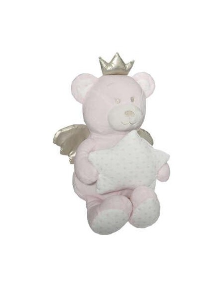 peluche ourson  + etoile rose