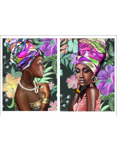 09/2973-toile vernie 60x90cm "africa" 2asst