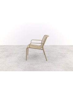 fauteuil lounge folium taupe gr-02