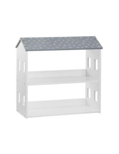 158696b-bibliotheque maison gris