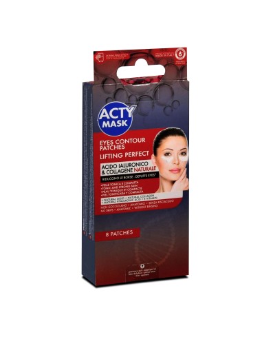 16088-patch facial acty mask contour des yeux effet lifting x8