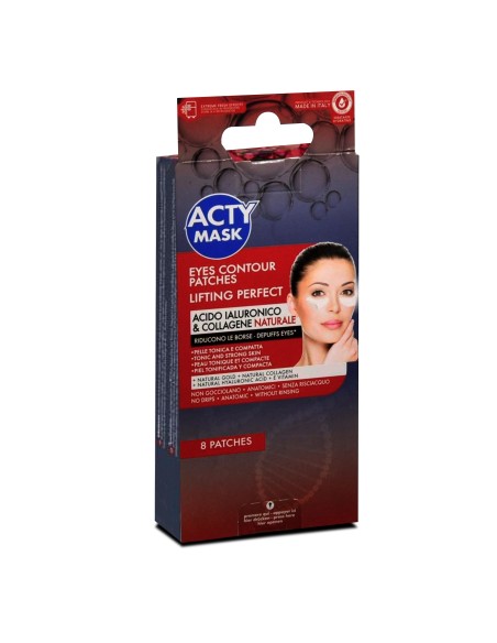 16088-patch facial acty mask contour des yeux effet lifting x8