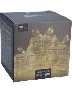 ax8106570-set 3 cadeaux lumineux 12/15/20cm 90l bl ch