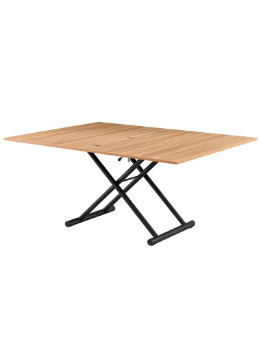 table tropico 120 pieds noir