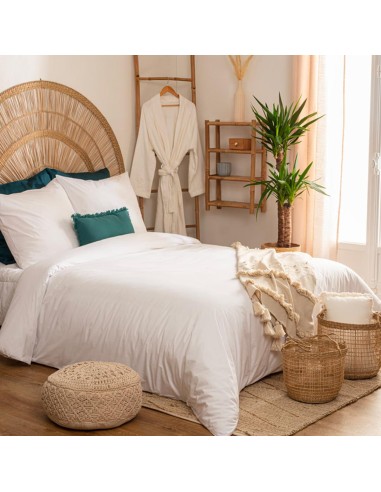 194354z - taie oreil perc blanc 50x70