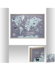 158834-tableau carte du monde