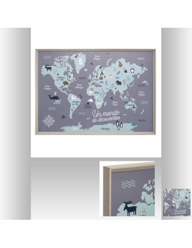 158834-tableau carte du monde