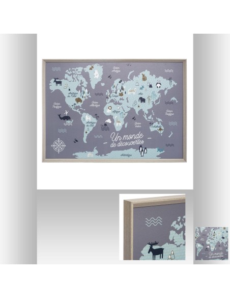 158834-tableau carte du monde