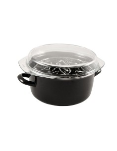 50365-friteuse email 26 cm + couvercle en verre + panier inox - tous feux dont i