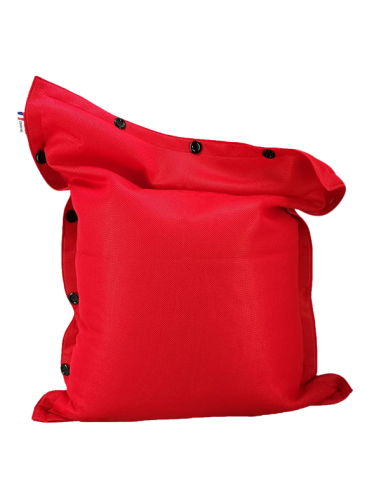 664-664 - pouf mesh bleu 125 x 175 cm