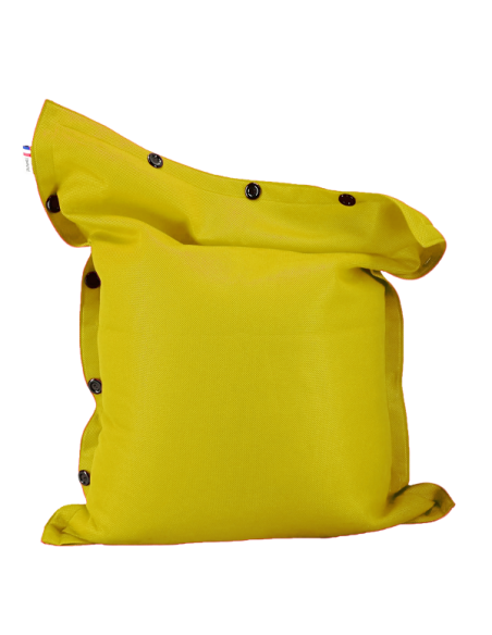 666-666 - pouf mesh noir 125 x 175 cm