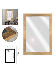 20663-miroir en bois 47 x 67 cm