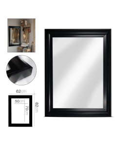 20674-miroir noir 62 x 82 cm