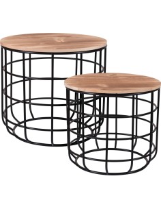 hx9100150-table d'appoint noir gm
