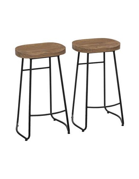 187539 - tabouret bar bois