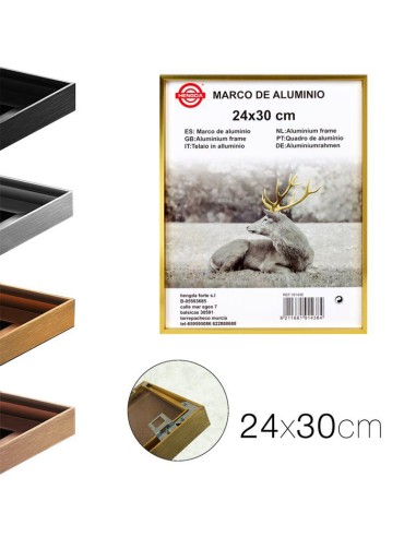 20694-cadre photo en aluminium 24 x 30 cm