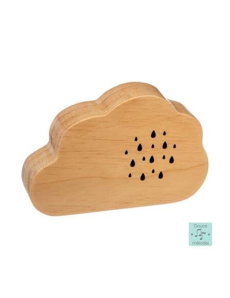 boite a musique nuage en bois