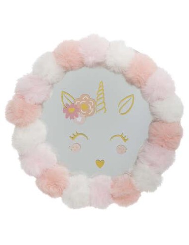 miroir pompons tout doux