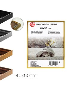20698-cadre photo en aluminium 40 x 50 cm