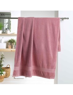1801031 - drap de bain 90 x 150 cm eponge unie colors dragee