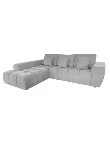 canapé cordina angle gauche light grey - city 451
